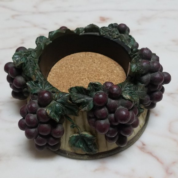 Grape Vine Resin Bella Casa by Ganz Candle Holder - Picture 3 of 6